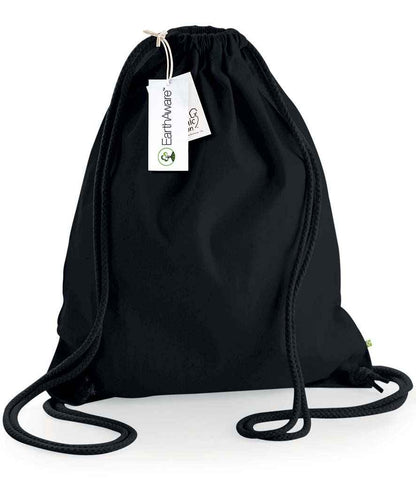 Westford Mill EarthAware® Organic Gymsac - W810 BK/BK ONE