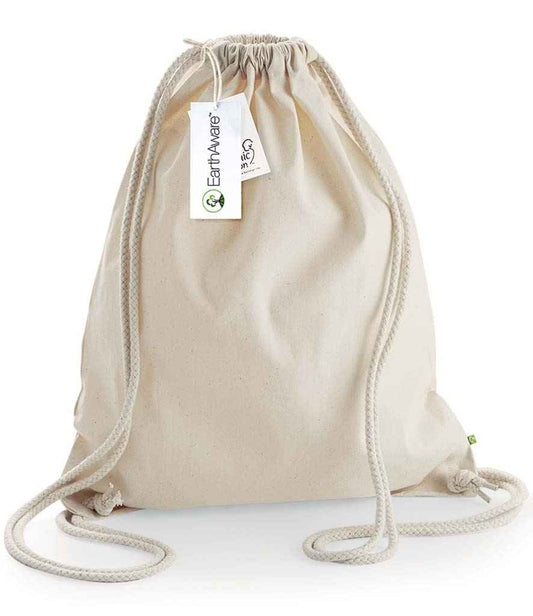 Westford Mill EarthAware® Organic Gymsac - W810 NAT ONE