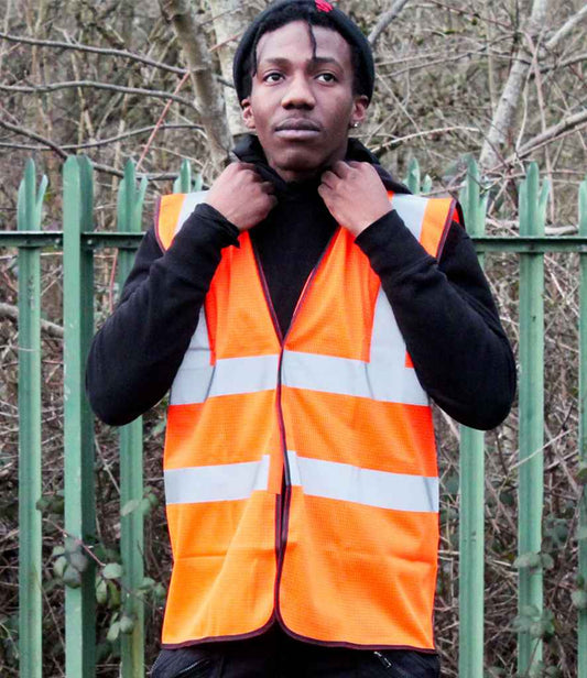 Warrior - Hi-Vis Waistcoat - WR001 FLO M