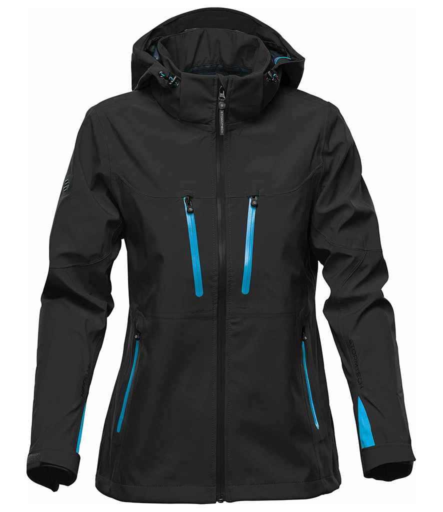 Stormtech - Ladies Patrol Hooded Soft Shell Jacket - XB3W BK/BR S