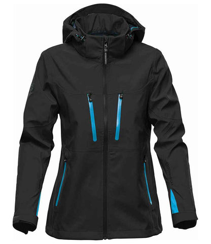 Stormtech - Ladies Patrol Hooded Soft Shell Jacket - XB3W BK/BR S