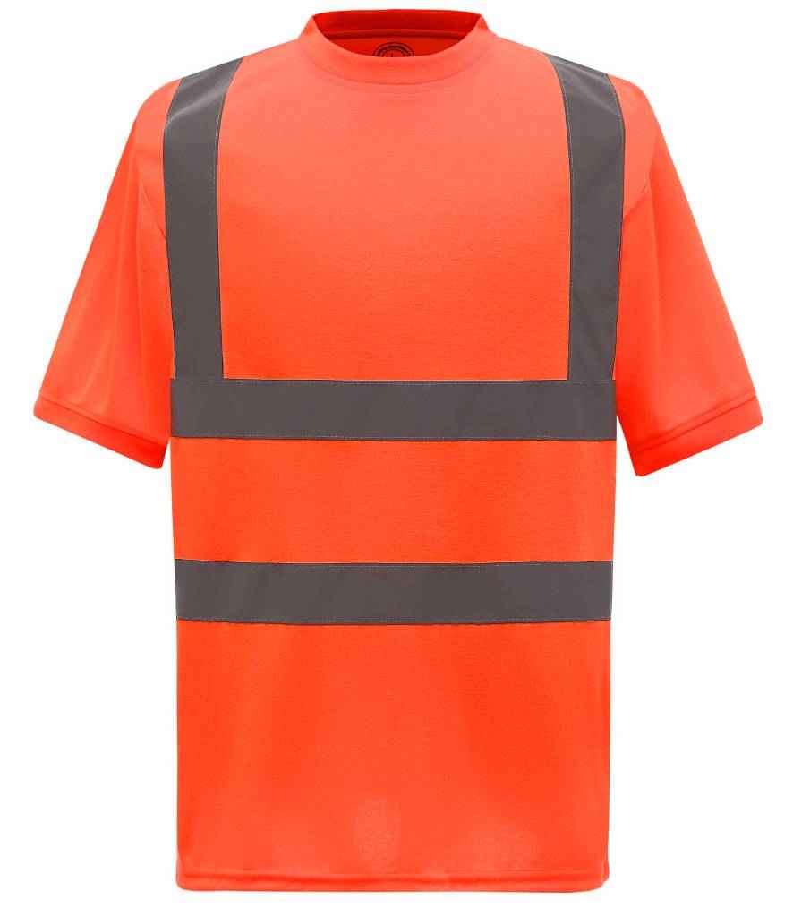 Yoko - Hi-Vis Short Sleeve T-Shirt - YK010 YEL S