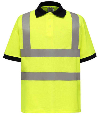 Yoko - Hi-Vis Polo Shirt - YK015 YEL S