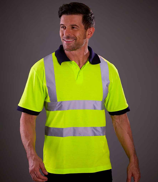 Yoko - Hi-Vis Polo Shirt - YK015 YEL S