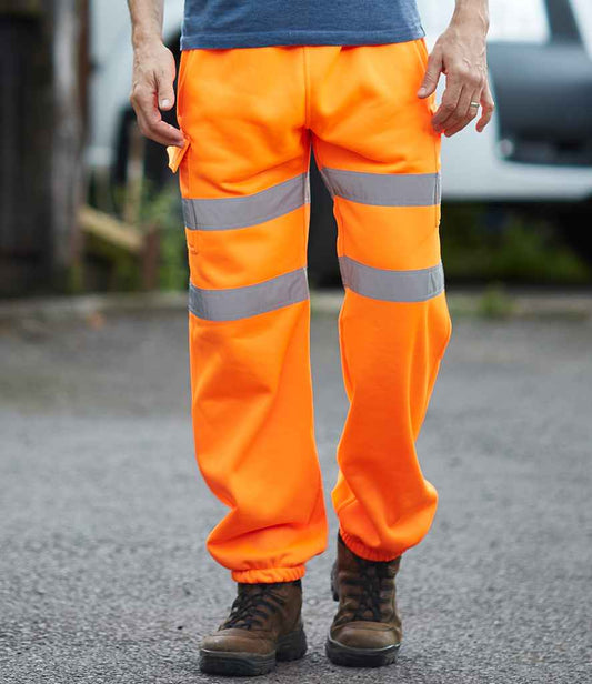 Yoko - Hi-Vis Jog Pants - YK034 ORA S