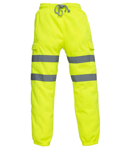 Yoko - Hi-Vis Jog Pants - YK034 YEL S