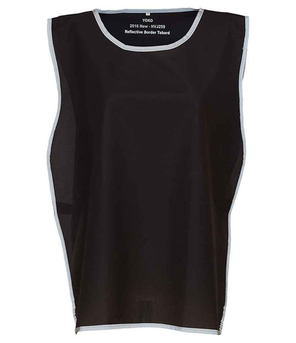 Yoko - Hi-Vis Reflective Border Tabard - YK100 BLK CHILD