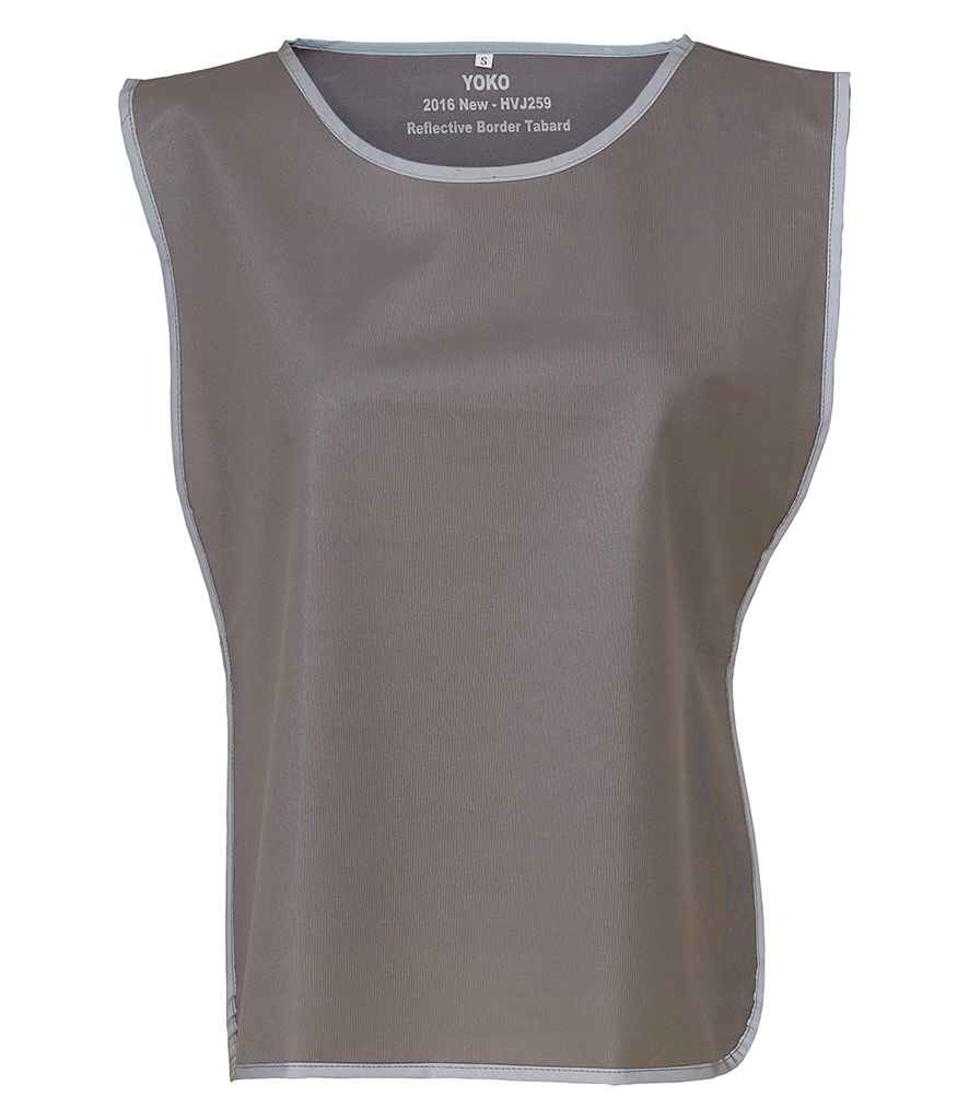 Yoko - Hi-Vis Reflective Border Tabard - YK100 GRE CHILD