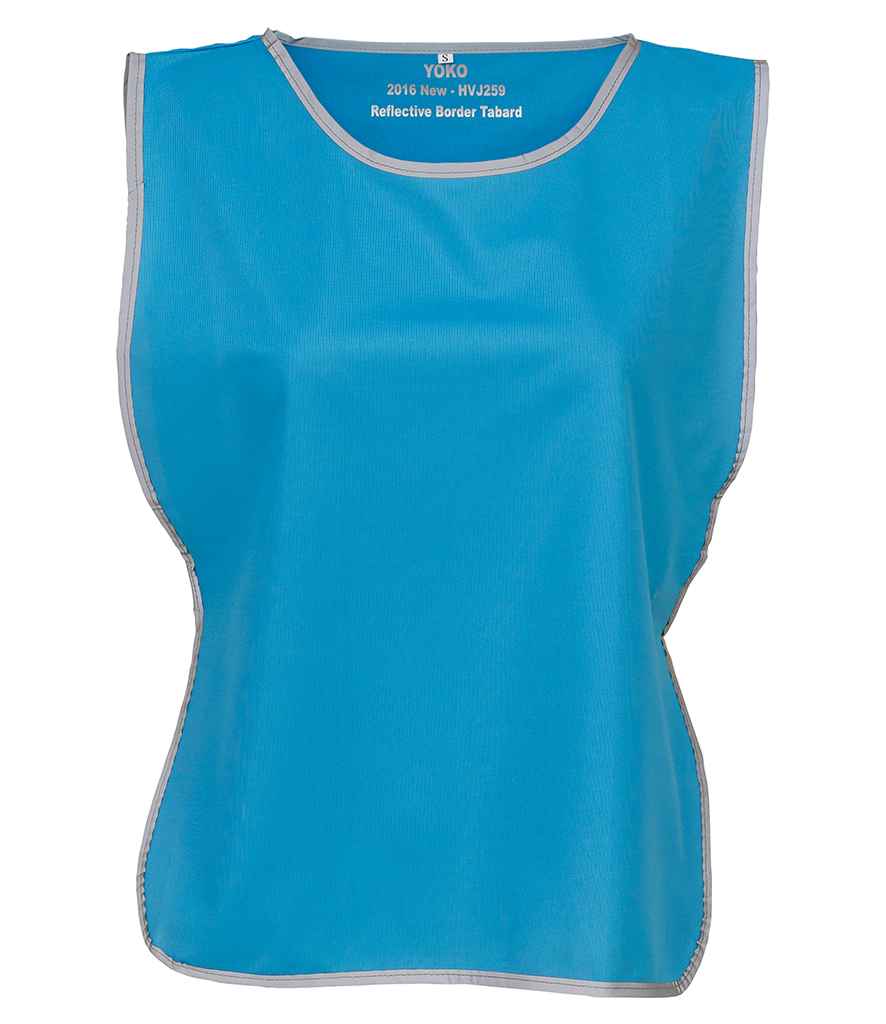 Yoko - Hi-Vis Reflective Border Tabard - YK100 BLK CHILD