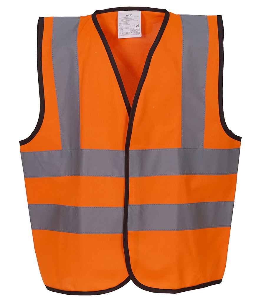 Yoko - Kids Hi-Vis Two Band and Braces Waistcoat