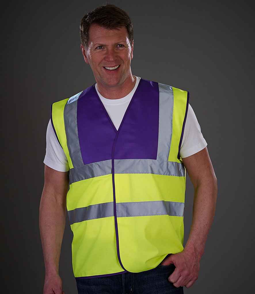 Yoko - Hi-Vis Two Band and Braces Waistcoat
