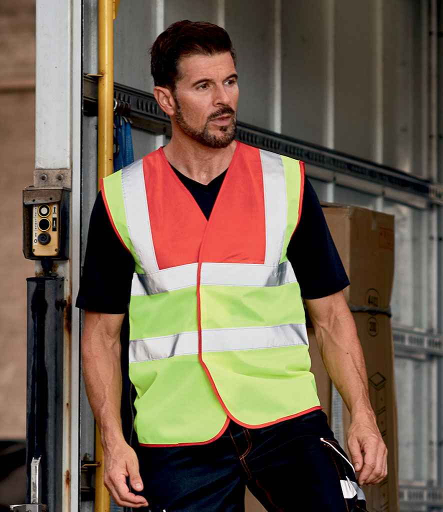 Yoko - Hi-Vis Two Band and Braces Waistcoat