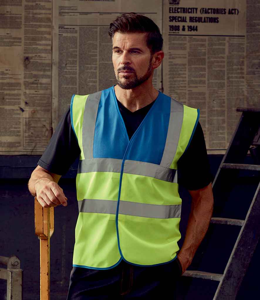 Yoko - Hi-Vis Two Band and Braces Waistcoat