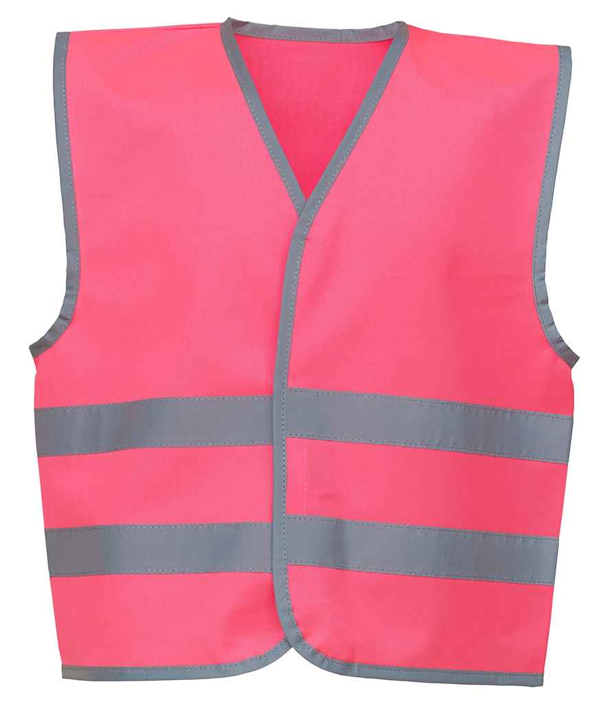 Yoko - Kids Hi-Vis Two Band Waistcoat
