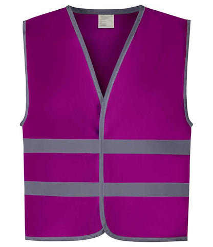 Yoko - Kids Hi-Vis Two Band Waistcoat - YK106B RAS S