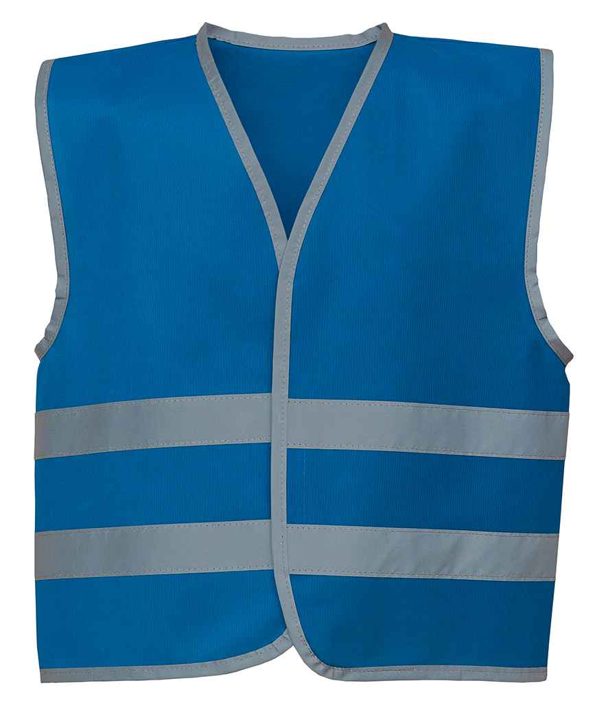 Yoko - Kids Hi-Vis Two Band Waistcoat - YK106B ROY S