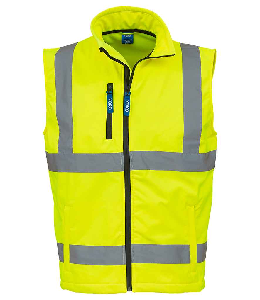 Yoko - Hi-Vis Soft Shell Gilet - YK207 ORA S