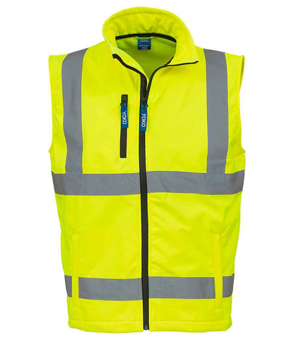 Yoko - Hi-Vis Soft Shell Gilet - YK207 ORA S