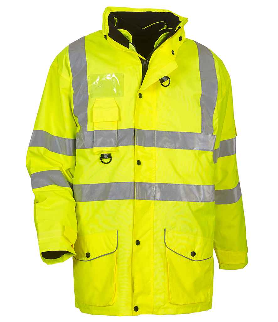 Yoko - Hi-Vis Multi-Function 7-in-1 Jacket - YK209 YEL S