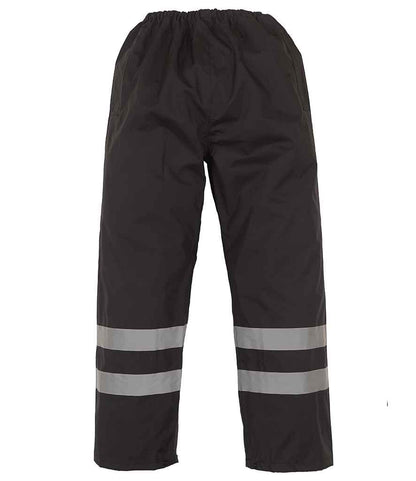 Yoko - Hi-Vis Waterproof Overtrousers - YK210 BLK S