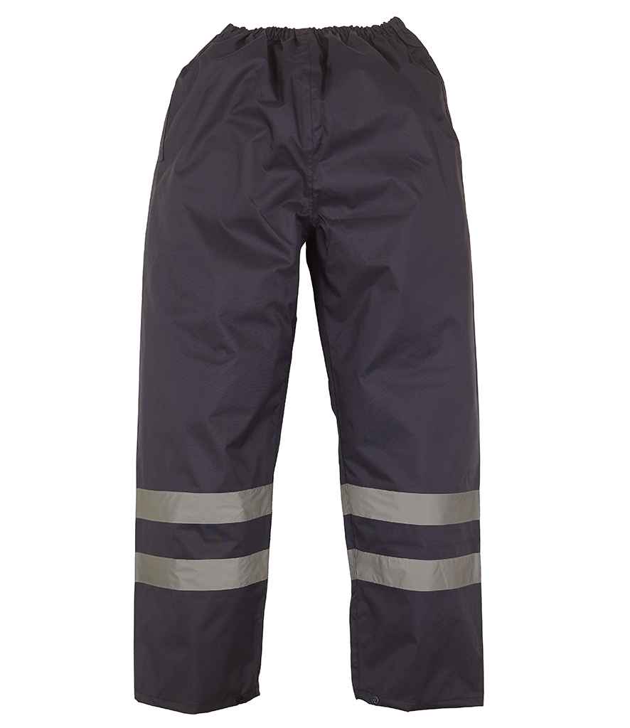 Yoko - Hi-Vis Waterproof Overtrousers - YK210 NAV S