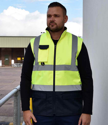 Yoko - Two Tone Bodywarmer - YK215 YL/NV S