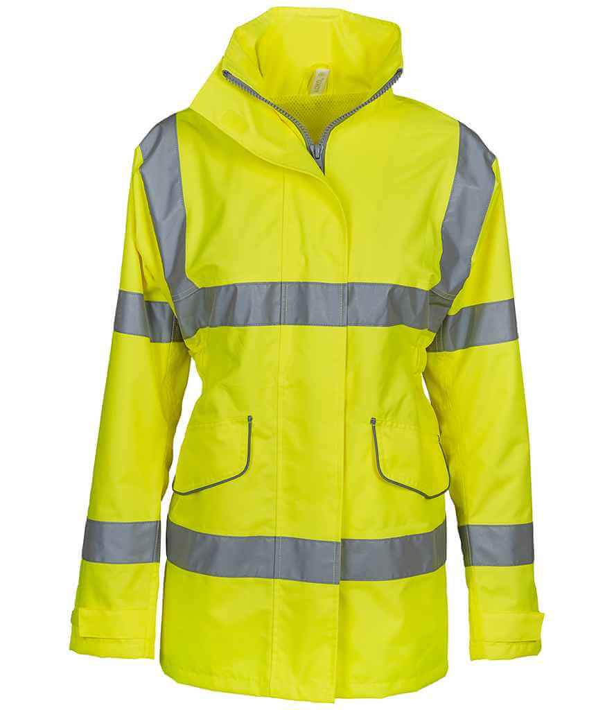 Yoko - Ladies Hi-Vis Executive Jacket - YK218 ORA XS