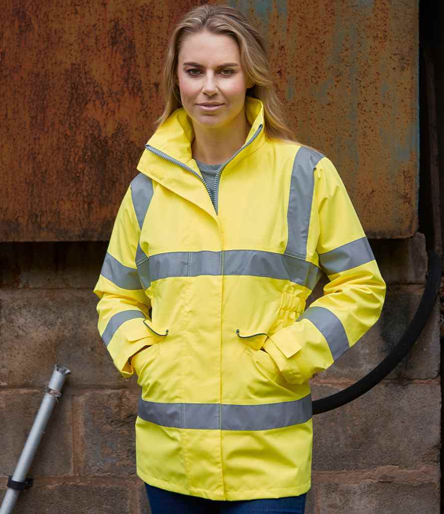 Yoko - Ladies Hi-Vis Executive Jacket - YK218 YEL XS