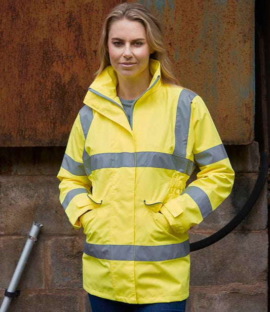 Yoko - Ladies Hi-Vis Executive Jacket - YK218 YEL XS