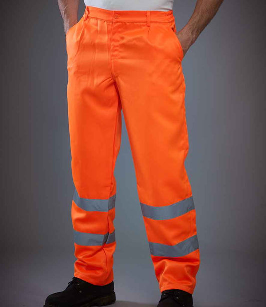 Yoko - Hi-Vis Poly/Cotton Work Trousers