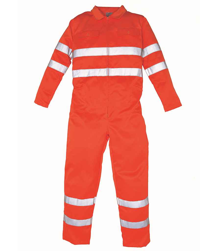 Yoko - Hi-Vis Poly/Cotton Coverall - YK303 ORA S