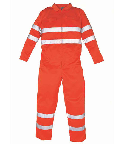 Yoko - Hi-Vis Poly/Cotton Coverall - YK303 ORA S