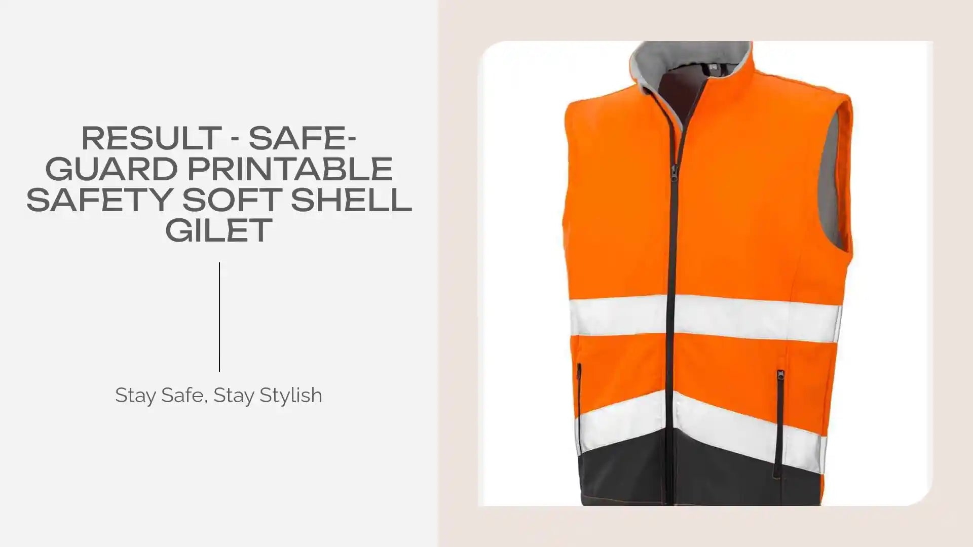 Result - Safe-Guard Printable Safety Soft Shell Gilet by@Outfy