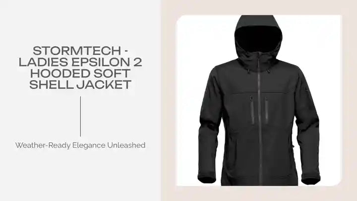 Stormtech - Ladies Epsilon 2 Hooded Soft Shell Jacket by@Outfy