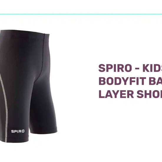 Spiro - Kids Bodyfit Base Layer Shorts by@Outfy