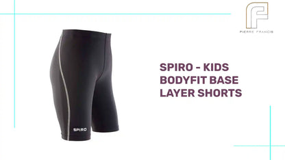 Spiro - Kids Bodyfit Base Layer Shorts by@Outfy