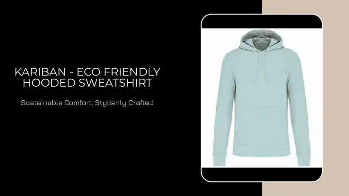 Kariban - Eco Friendly Hooded Sweatshirt by@Outfy