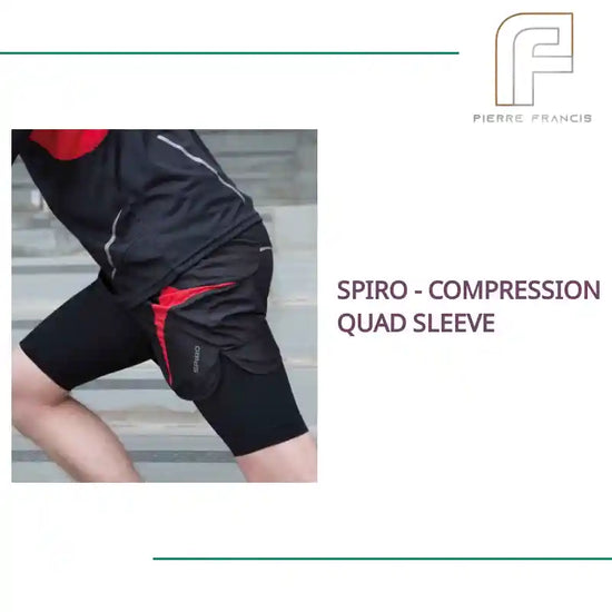 Spiro - Compression Quad Sleeve - SR292 BLK S