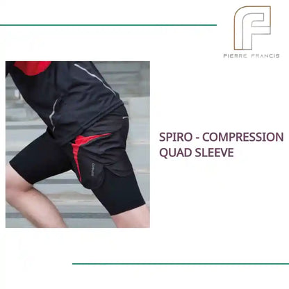 Spiro - Compression Quad Sleeve - SR292 BLK S