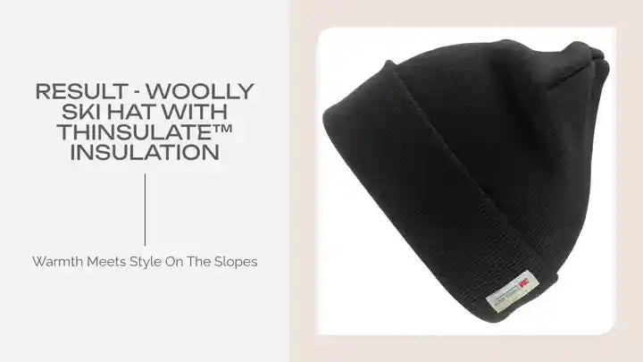 Result - Woolly Ski Hat with Thinsulate&trade; Insulation by@Outfy