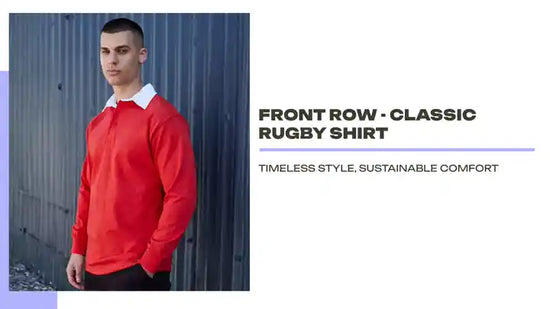 Front Row - Classic Rugby Shirt by@Outfy