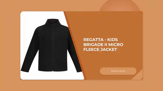 Regatta - Kids Brigade II Micro Fleece Jacket by@Outfy