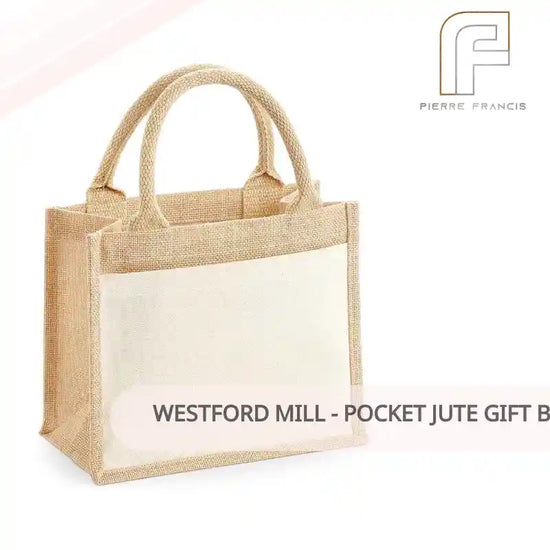 Westford Mill - Pocket Jute Gift Bag by@Outfy