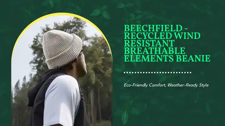 Beechfield - Recycled Wind Resistant Breathable Elements Beanie by@Outfy