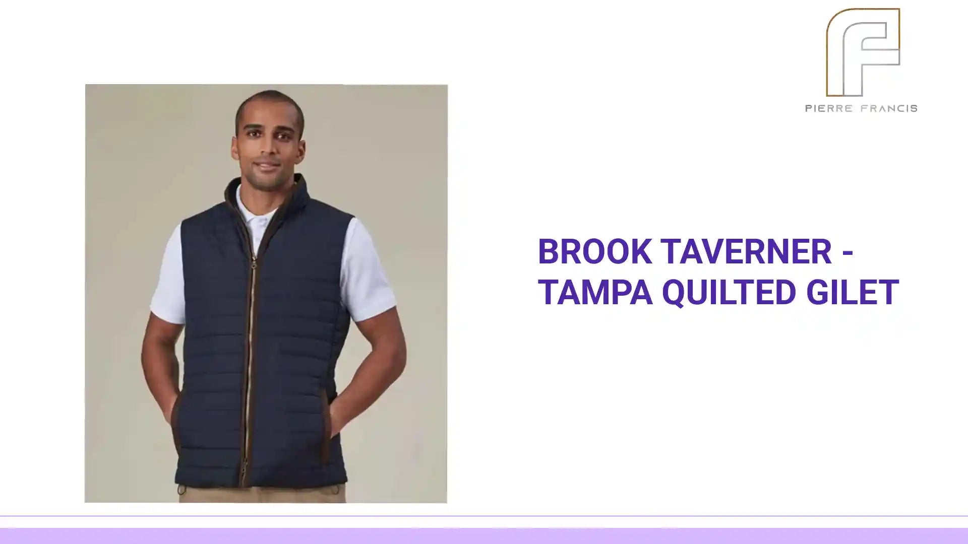 Brook Taverner - Tampa Quilted Gilet by@Outfy