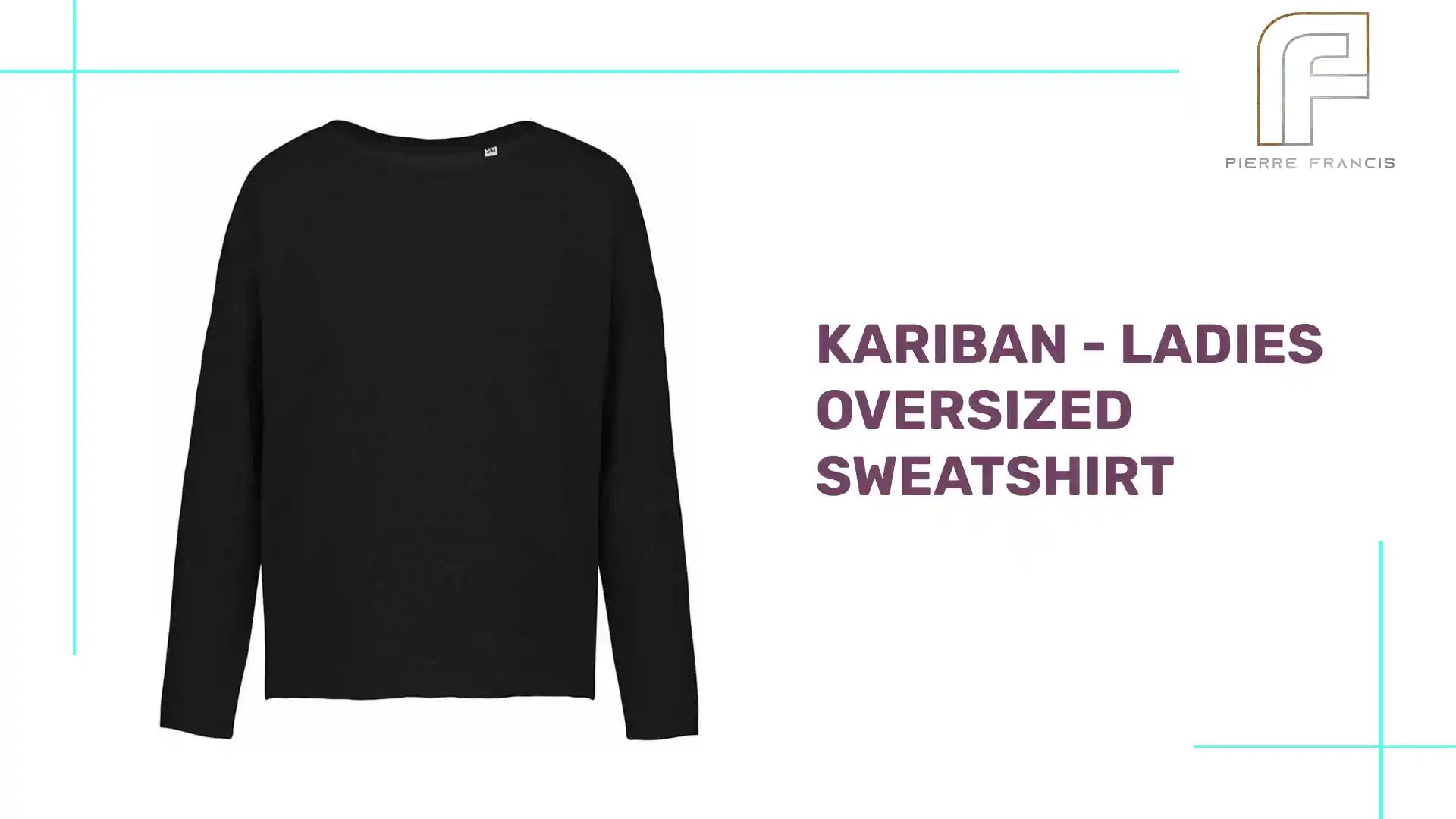 Kariban - Ladies Oversized Sweatshirt by@Outfy