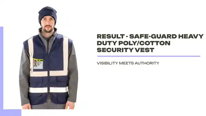 Result - Safe-Guard Heavy Duty Poly/Cotton Security Vest by@Outfy