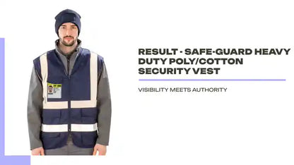 Result - Safe-Guard Heavy Duty Poly/Cotton Security Vest by@Outfy