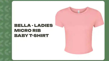 Bella - Ladies Micro Rib Baby T-Shirt by@Outfy