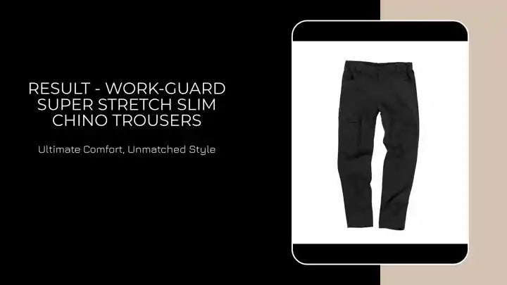 Result - Work-Guard Super Stretch Slim Chino Trousers by@Outfy